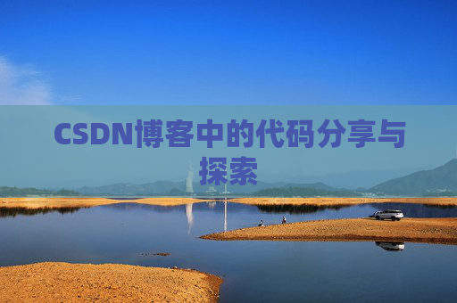 CSDN博客中的代码分享与探索
